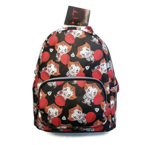 Funko Handbags - Funko Pop IT Pennywise Balloon MINI Backpack Black Multi-Color 11" x 9" Ages 17+